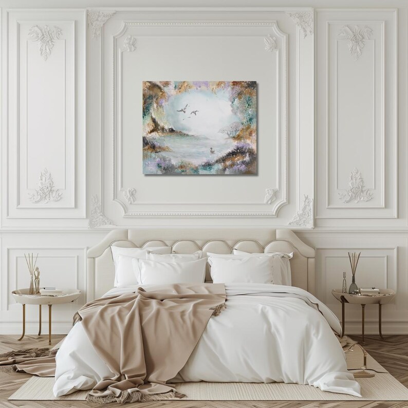 Original Painting: Rainbow Lake